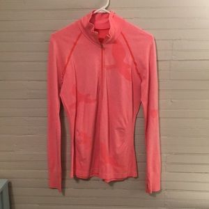 Oiselle Medium fly out zip up long sleeve running top